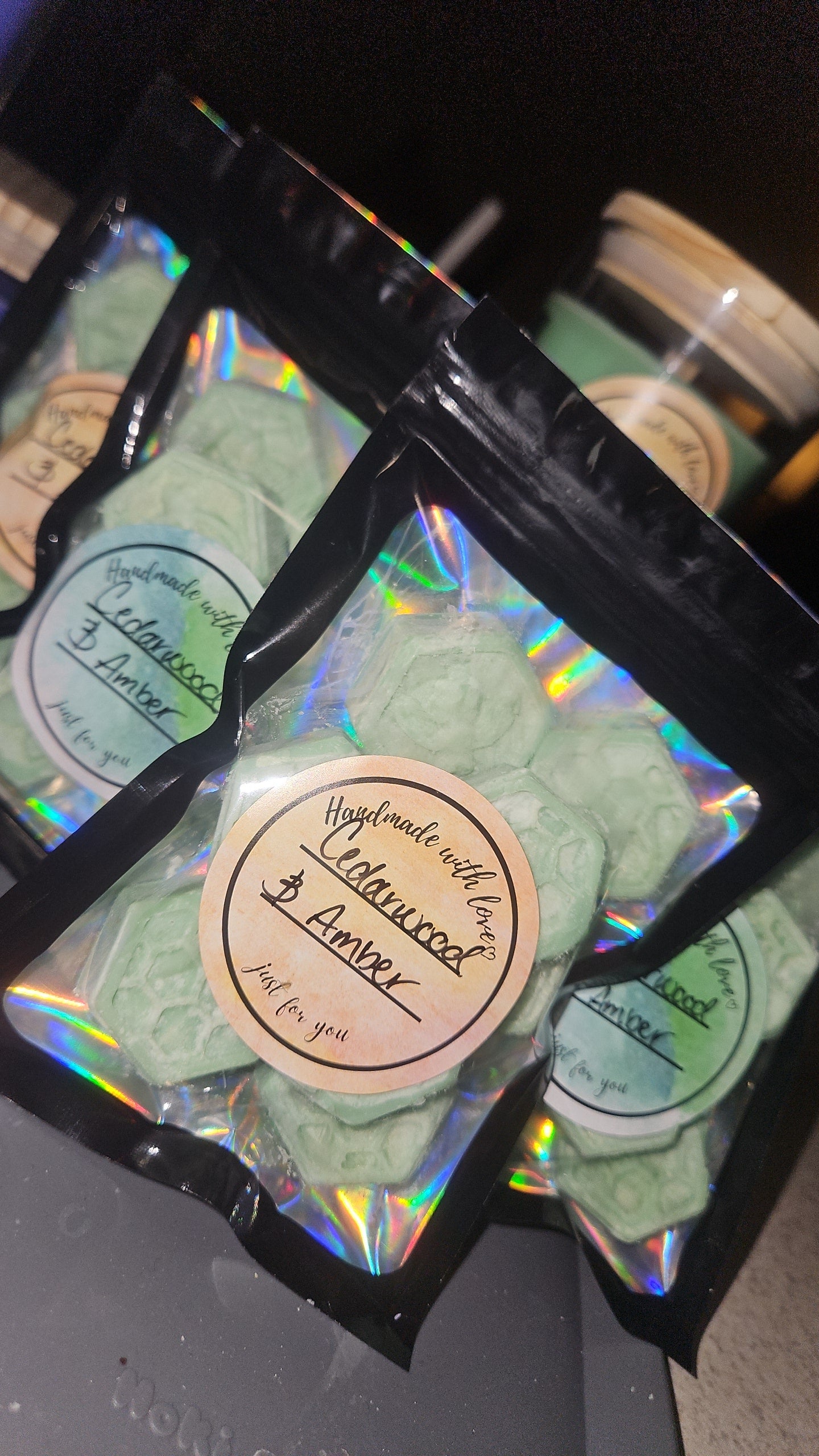 Cedarwood & Amber wax melts